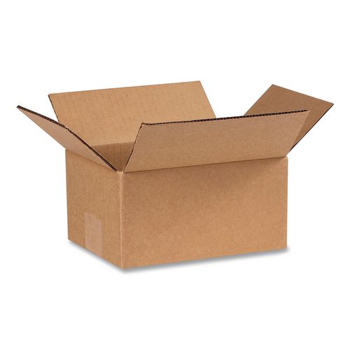 Shipping Boxes, Regular Slotted Container (RSC), 6" x 8" x 4", Kraft, 25/Bundle