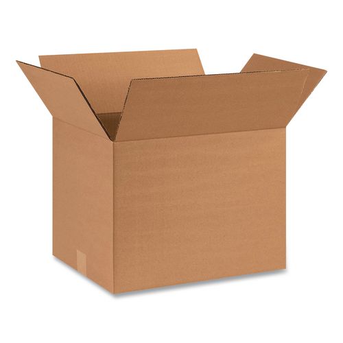 Shipping Boxes, Regular Slotted Container (RSC), 12" x 16" x 12", Kraft, 25/Bundle