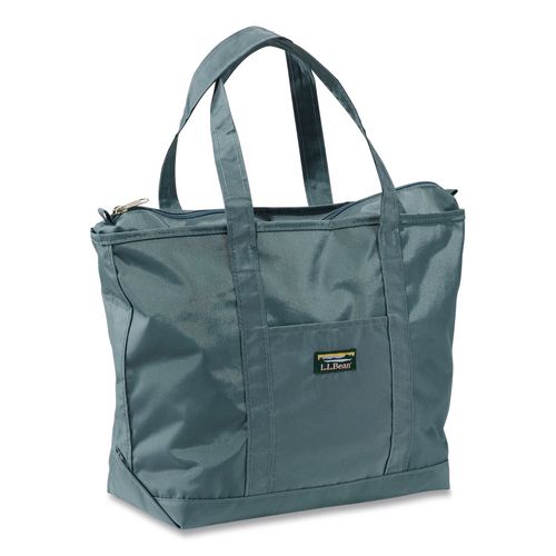 Large Nylon Everyday Lightweight Tote, 17" x 7.5" x 15", Soft Spruce