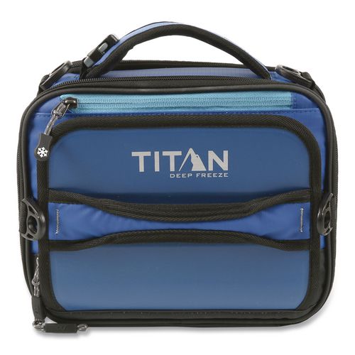 Deep Freeze High Performance Expandable Crush-Resistant Lunch Box, 10.45 x 5 x 8.65, Blue