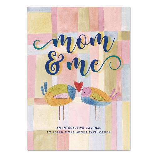 Mom and Me Interactive Journal Second Edition, Pink/Blue/Yellow Graphic Design Cover, (204) 8 x 6 Sheets