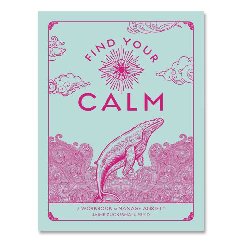 Find Your Calm Anxiety Guided Journal, Green Cover, (160) 8.75 x 6.75 Sheets