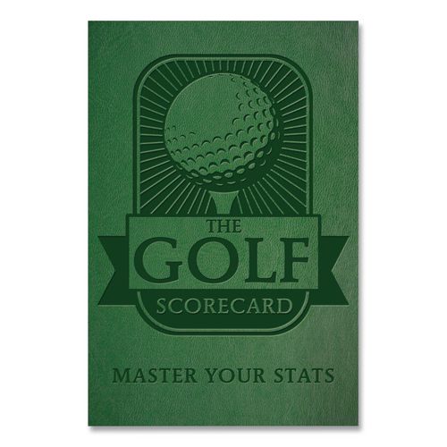 Golf Scorecard Guided Journal, Green Cover, (96) 5.5 x 3.5 Sheets