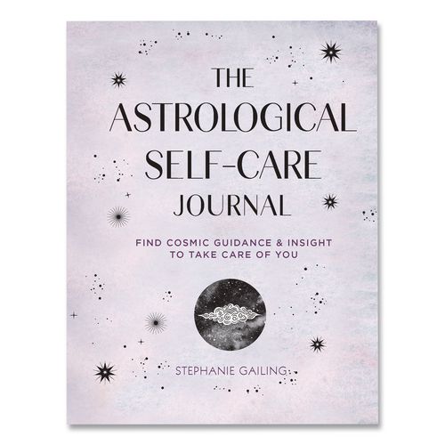 Astrological Self-Care Journal, 1-Subject, Purple Cover, (160) 8 x 6 Sheets