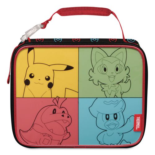 Kids Pokemon Insulated Soft Lunch Bag, 9.5 x 3.75 x 7.5, Multicolor