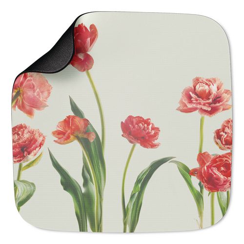 Non-Skid Mouse Pad, Pink Floral