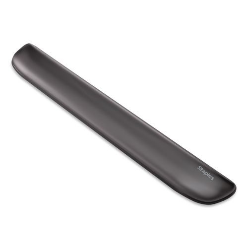 Gel Non-Skid Wrist Rest, 18.7 x 2.76, Black Crystal