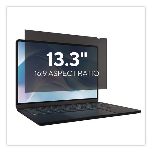 Anti-Glare Privacy Filter for 13.3" Widescreen Laptops, 16:9 Aspect Ratio