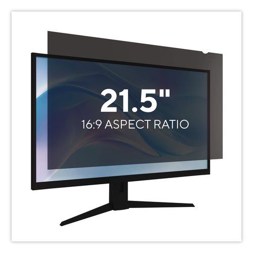 Anti-Glare Privacy Filter for 21.5" Widescreen Monitors, 16:9 Aspect Ratio