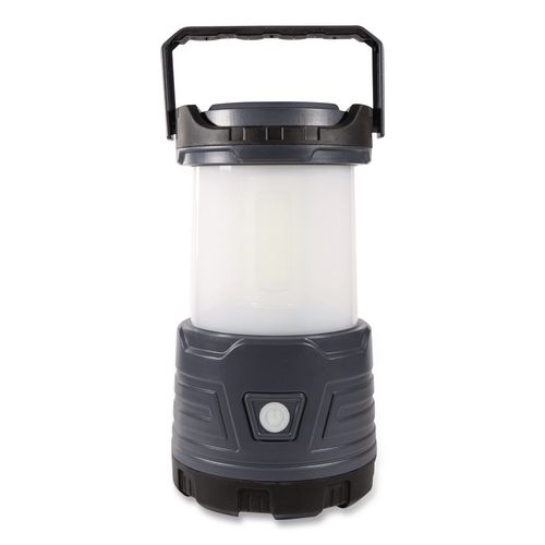 LifeGear Hybrid Rechargeable Lantern, Rechargeable Lithium Ion Battery (Included), Gray