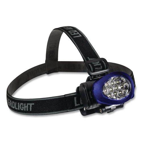 LED Headlights, 3 AAA Batteries (Included), Blue