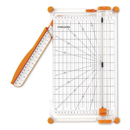 SureCut Deluxe Paper Trimmer, 10 Sheets, 12" Cut Length, Plastic Base, 9 x 15