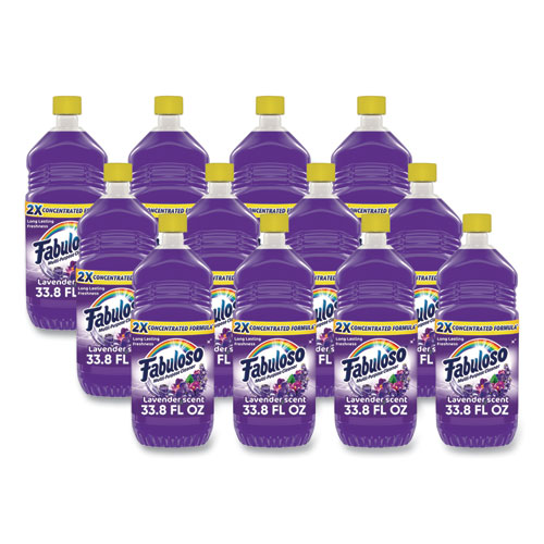 Multi-Use Cleaner, Lavender Scent, 33.8 oz Bottle, 12/Carton