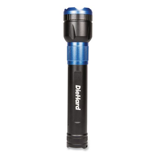 DieHard USB-C Rechargeable Aluminum Flashlight and Power Bank, Black