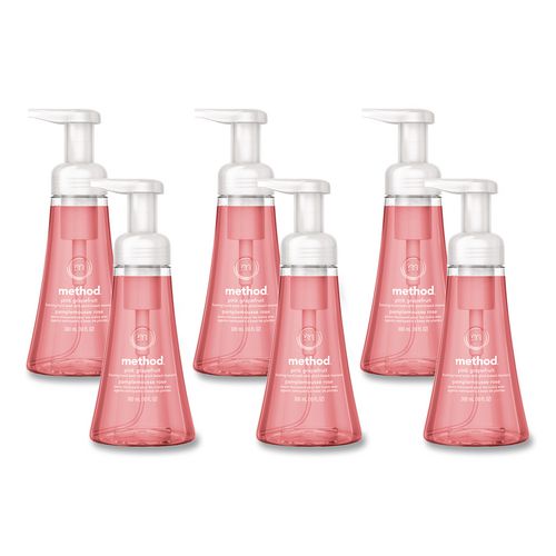 Foaming Hand Wash, Pink Grapefruit Scent, 10 oz, 6/Carton