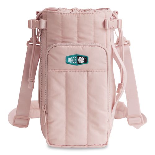 Walker Water Bottle Sling Bag, 4.3 x 4.3 x 10.3, Pink