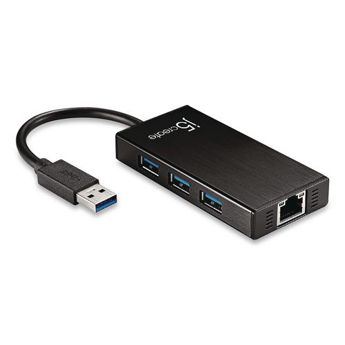 3-Port USB 3.0 Hub, Black