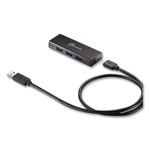 Sub 3.0 4-Port Mini Hub, Black