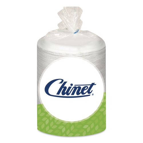 Paper Dinnerware, Plate, 6" dia, White, 125/Pack