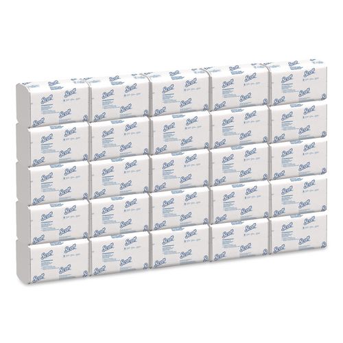 Essential Low Wet Strength Multi-Fold Towels, 1-Ply, 9.4 x 12.4, White, 175/Pack, 25 Packs/Carton