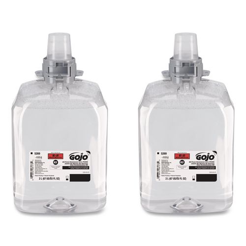 E2 Foam Handwash Refill with PCMX for FMX-20 Dispensers, Fragrance-Free, 2,000 mL, 2/Carton