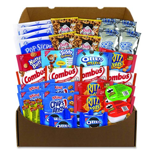 Quarantine Snack Box, 42 Assorted Snacks/Box, 5 lb Box