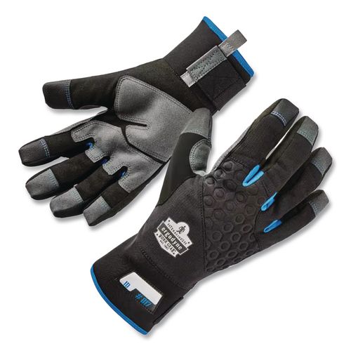 Proflex 817 Reinforced Thermal Utility Gloves, EN388: 3423X, Medium, Black, Pair
