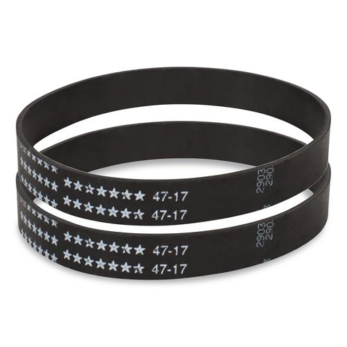 Replacement Belt for Upright Vacuum Cleaner, Flat U Style, 2/Pack