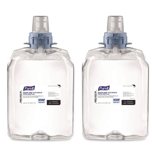 HEALTHY SOAP 0.5% PCMX E2 Antimicrobial Foam, Fragrance-Free, 2,000 mL, 2/Carton