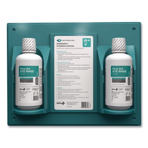 Two-Bottle Wall Station, 32 oz Bottle, 2 Bottles/Station