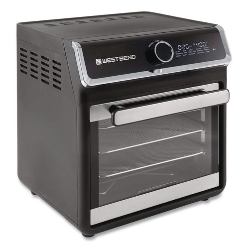 West Bend 15 Qt. Air Fryer Oven with 16 Presets, Black