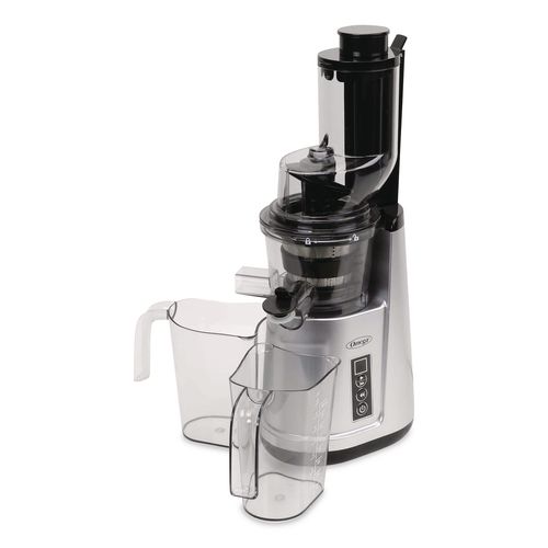 Omega Wide Mouth Vertical Cold Press Juicer, Silver