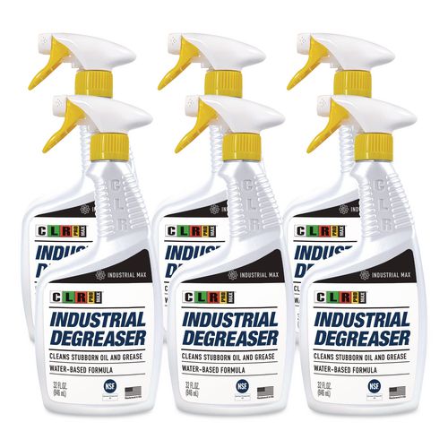 MAX Industrial Degreaser, 32 oz Spray Bottle, 6/Carton