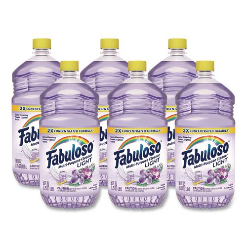 Multi-Use Cleaner, Light Lavender Scent, 56 oz Bottle, 6/Carton