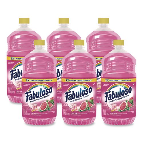 Multi-Use Cleaner, Watermelon Scent, 56 oz Bottle, 6/Carton