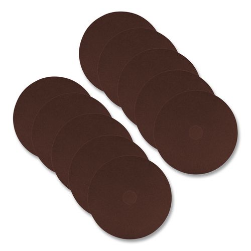 EcoPrep EPP Specialty Pad, 15" Diameter, Maroon, 10/Carton