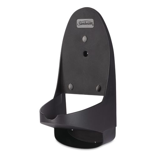 Wall Mountable Iron Organizer with Hook, 5.9 x 7.75 x 13.9, Black