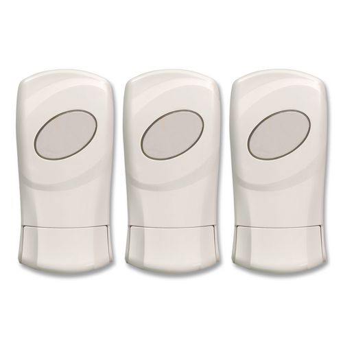 FIT Universal Manual Dispenser, 1.2 L, 4 x 5.13 x 10.5, Ivory, 3/Carton