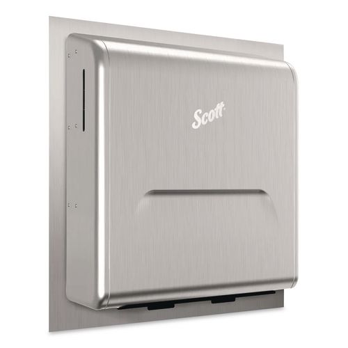 MOD Recessed Dispenser Housing with Trim Panel, 11.13 x 4 x 15.37, Stainless Steel
