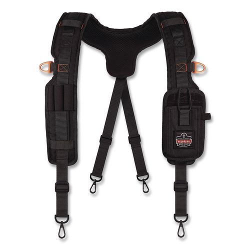 Arsenal 5566 Tool Belt Suspenders - Tool Tethering Attachment Points, 3" Wide x 45" Long, X-Large/2X-Large, Polyester, Black