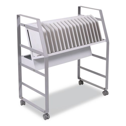 16 Tablet/Chromebook Open Charging Cart for 16 Devices, 27 x 14.75 x 30
