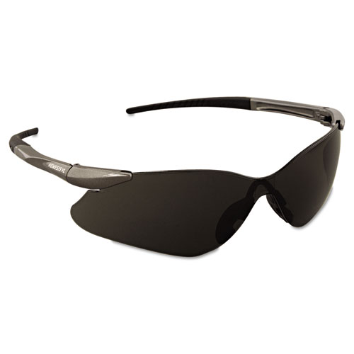 Image of Kleenguard™ Nemesis Vl Safety Glasses, Gunmetal Frame, Smoke Uncoated Lens