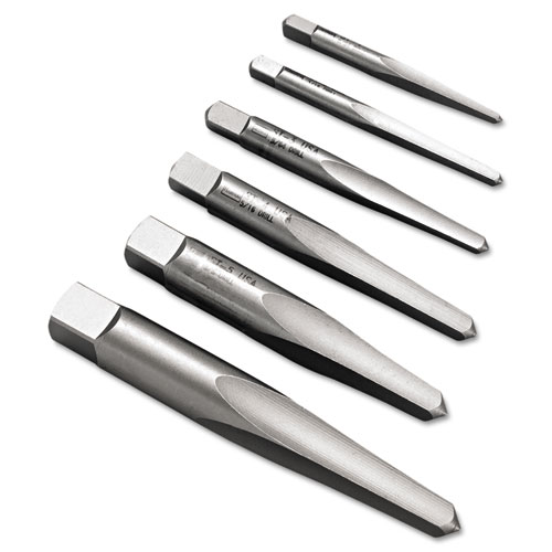 Straight-Flute Extractor, Six-Piece Set, St-1 To St-6