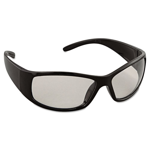 Elite Safety Eyewear, Black Frame, Clear Anti-Fog Lens