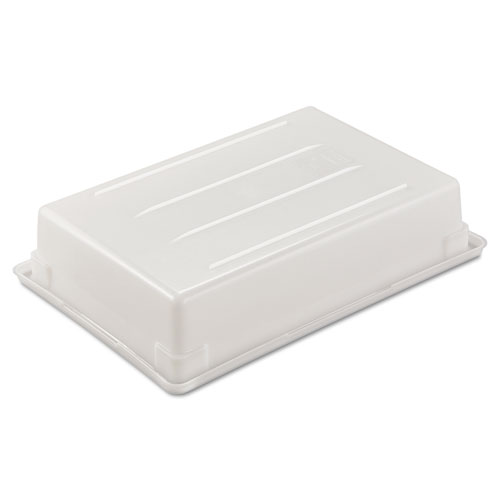 Image of Rubbermaid® Commercial Food/Tote Boxes, 8.5 Gal, 26 X 18 X 6, White, Plastic