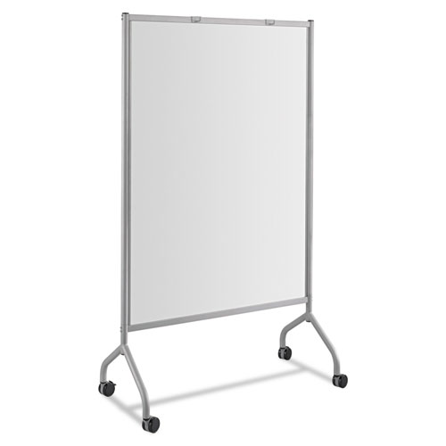 Image of Safco® Impromptu Magnetic Whiteboard Collaboration Screen, 42W X 21.5D X 72H, Gray/White