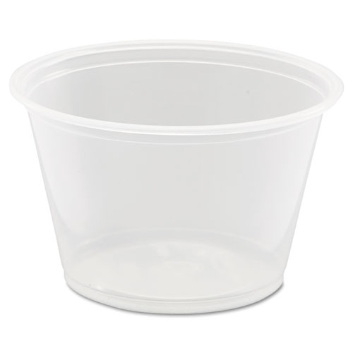 Image of Dart® Conex Complements Portion/Medicine Cups, 4 Oz, Clear, 125/Bag, 20 Bags/Carton