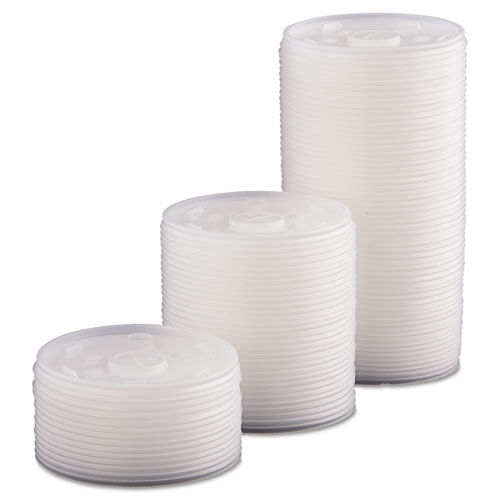 Plastic Cold Cup Lids, 24oz, Translucent, 500/carton