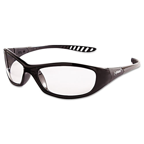 Image of Kleenguard™ V40 Hellraiser Safety Glasses, Black Frame, Clear Anti-Fog Lens