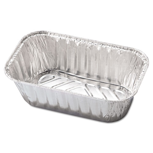 Aluminum Baking Pan, #1 Loaf, 1 lb Capacity, 5.72 x 3.31 x 2.03,  200/Carton
